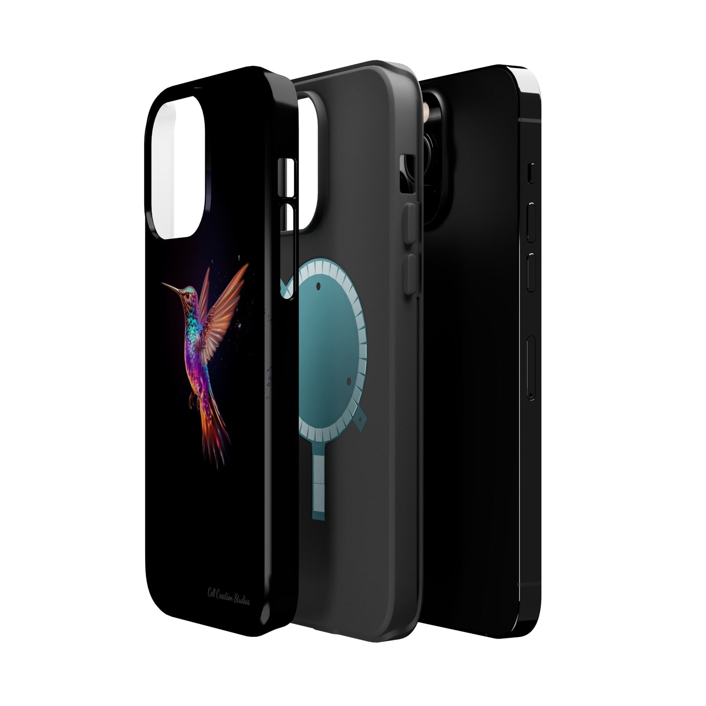 Introducing the "Enchanted Hummingbird" Cell Phone Case – Elegance Meets Nature -MagSafe Tough Cases