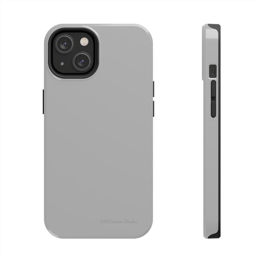 "Sleek Silver Essence" -Tough iPhone Cases