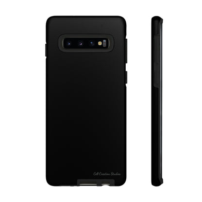 "Stealth Black Defender" -Tough Samsung Phone Cases