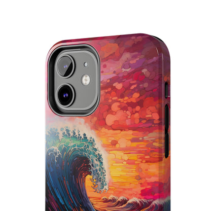 "Colorful Ocean Wave" Cell Phone Case -Tough Phone Cases