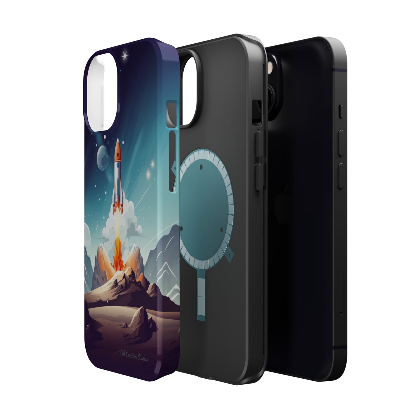 Introducing our "Galactic Odyssey" Cell Phone Case – Launch Your Device into Adventure -MagSafe Tough Cases