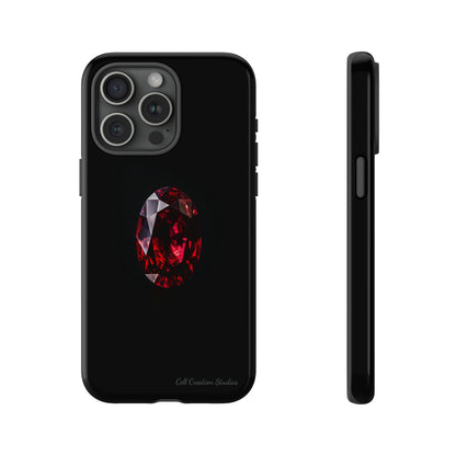 "Ruby Radiance" Phone Case -Tough Cases