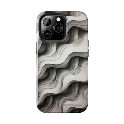 The "Geometric Waves" Cell Phone Case -Tough Phone Cases