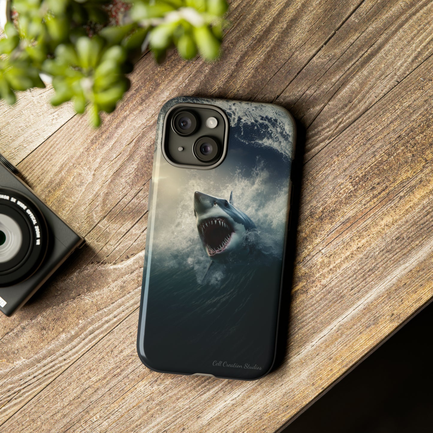 The "Ocean King Great White Shark" Phone Case -Tough Cases