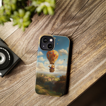 Introducing the "Winnie-The-Pooh's Balloon Adventure" Cell Phone Case – Soar to New Heights in Style -Tough Phone Cases