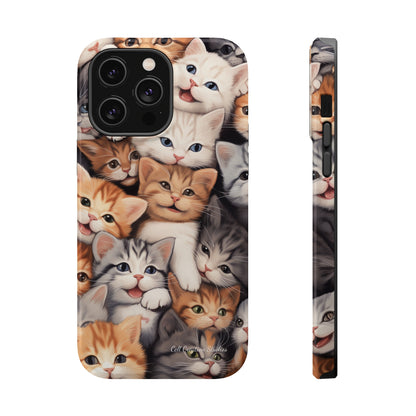 "Kitten Cuddle Haven" Phone Case -MagSafe Tough Cases