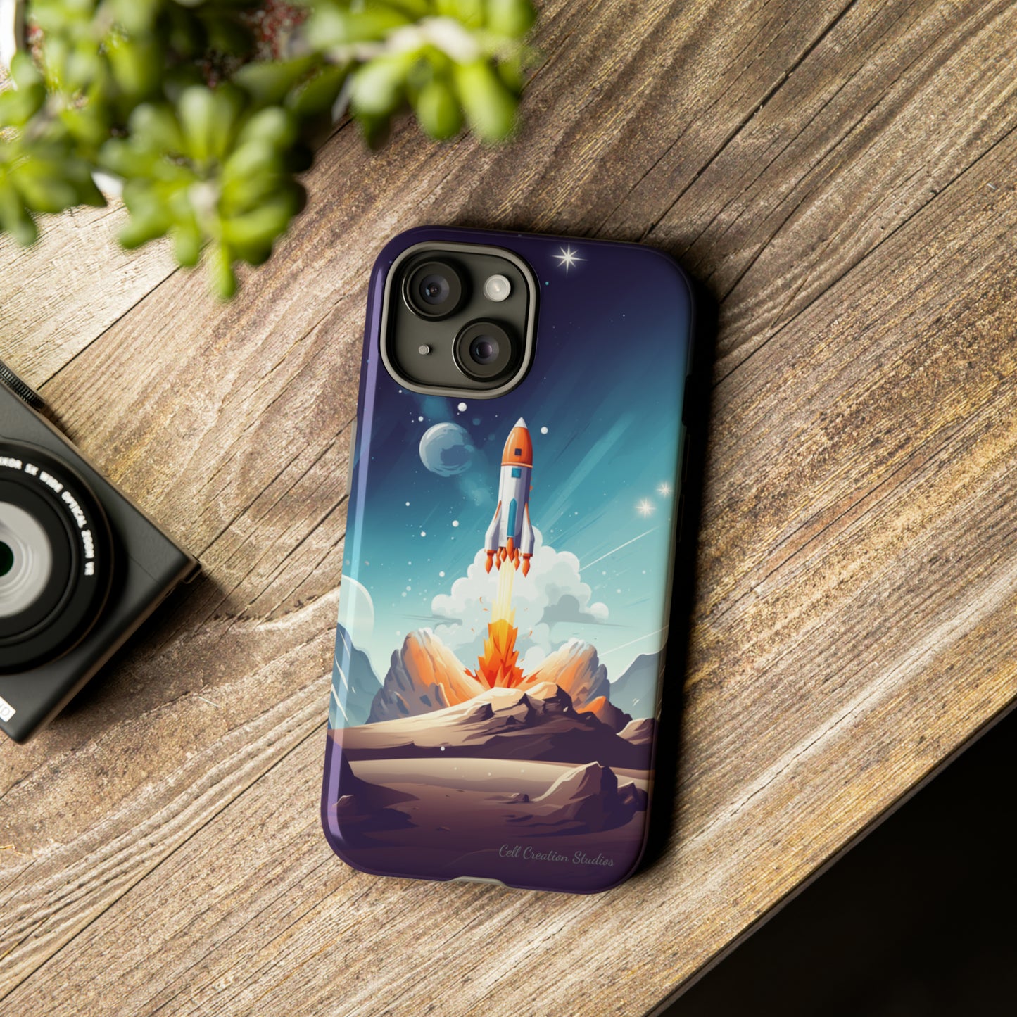 Introducing our "Galactic Odyssey" Cell Phone Case – Launch Your Device into Adventure -Tough Cases