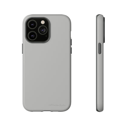 "Sleek Silver Essence" -Tough iPhone Cases