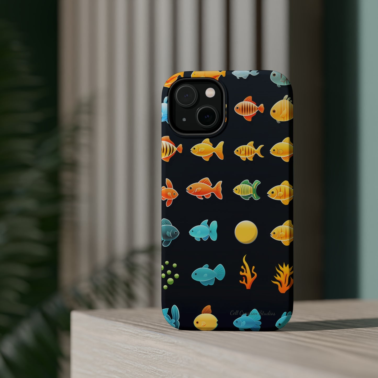 "AquaArt Fish" -MagSafe Tough Phone Cases