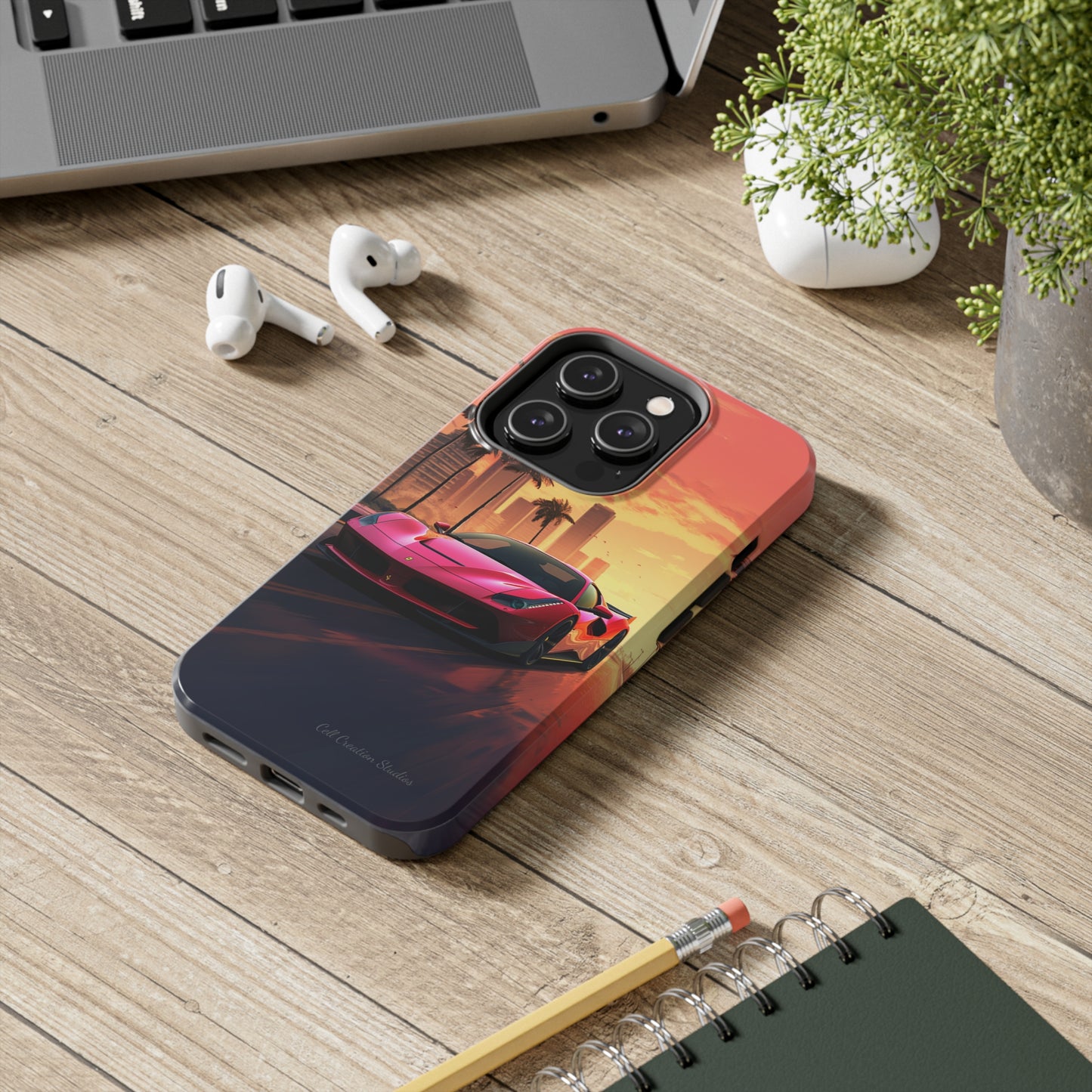 "Sunset Boulevard Ferrari Edition" -Tough iPhone Cases