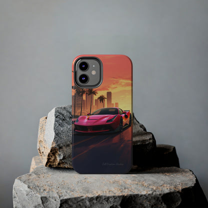 "Sunset Boulevard Ferrari Edition" -Tough iPhone Cases