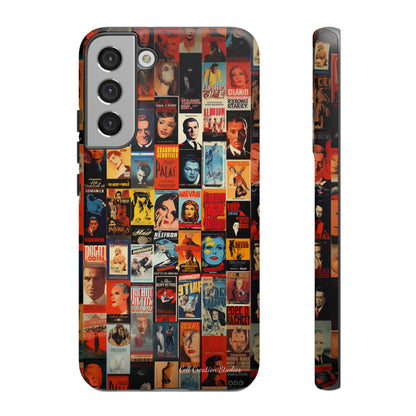 Introducing the "Vintage Movie Poster Collage" Cell Phone Case – Timeless Hollywood Charm -Tough Cases