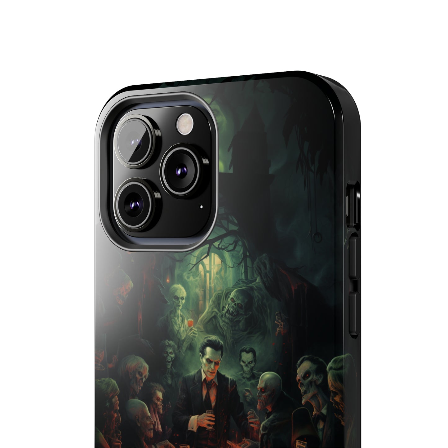 Introducing the "Ghoulish Gala" Cell Phone Case – Dracula's Halloween Soiree -Tough Phone Cases