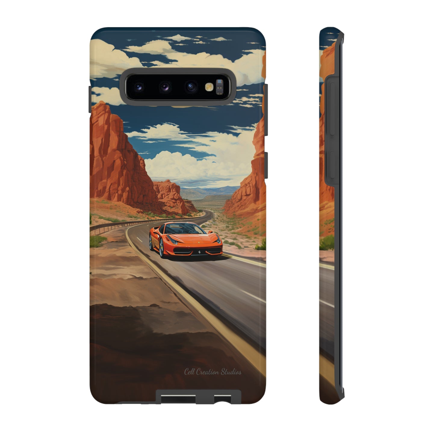 "Desert Racer Ferrari Edition" -Tough Samsung Phone Cases