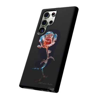 The "Glass Rose Elegance" Phone Case-Tough Cases