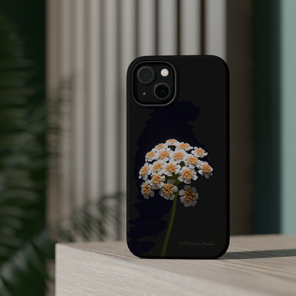 "Elegant Yarrow Bloom" Phone Case -MagSafe Tough Cases