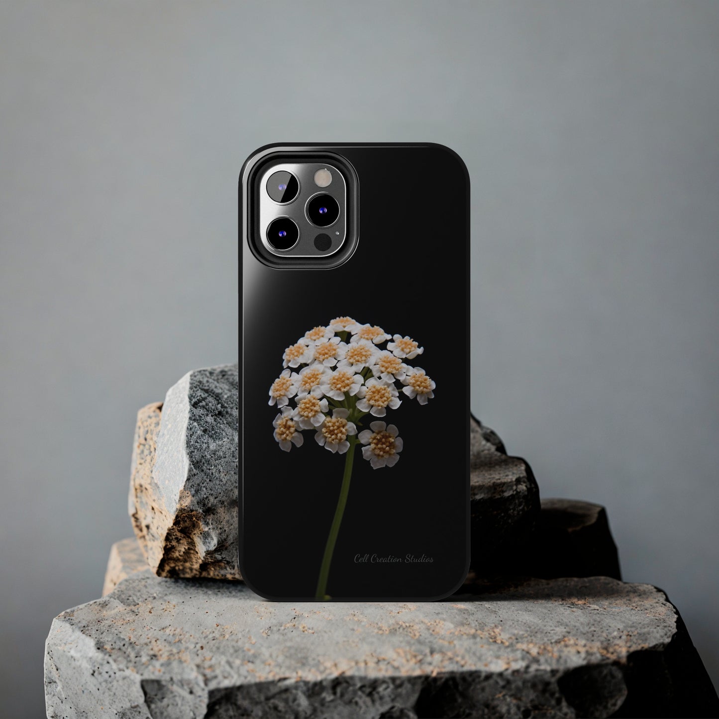 "Elegant Yarrow Bloom" Phone Case -Tough Phone Cases