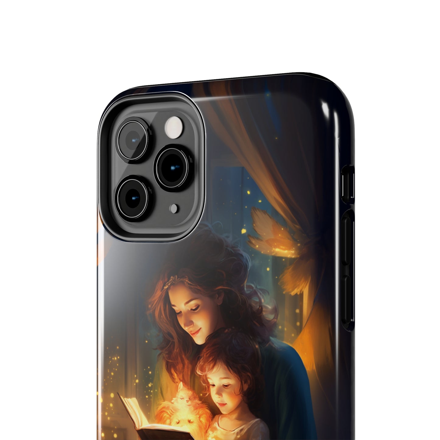 Introducing the "Bedtime Story Bliss" Cell Phone Case – Cherish Heartwarming Moments with Every Glance -Tough Phone Cases