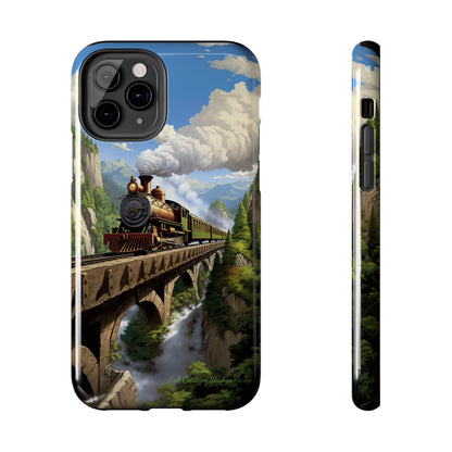 The "Scenic Mountain Train" Phone Case -Tough Phone Cases