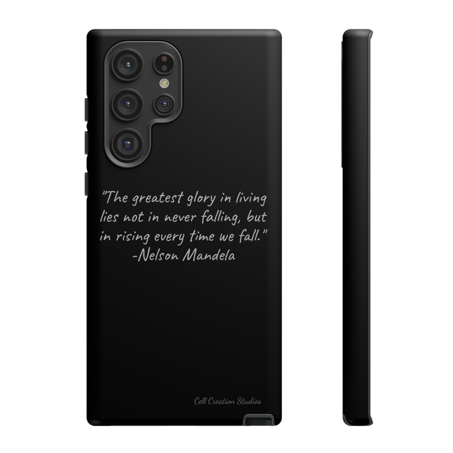 "Rising Glory" Nelson Mandela Quote Phone Case -Tough Cases