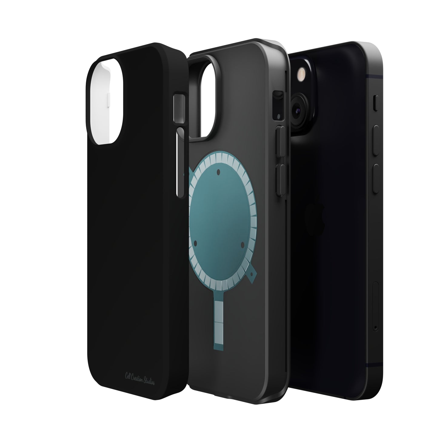 "Stealth Black Defender" -MagSafe Tough iPhone Cases