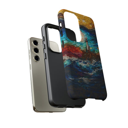 "Coastal Canvas Guardian" -Tough Samsung Phone Cases