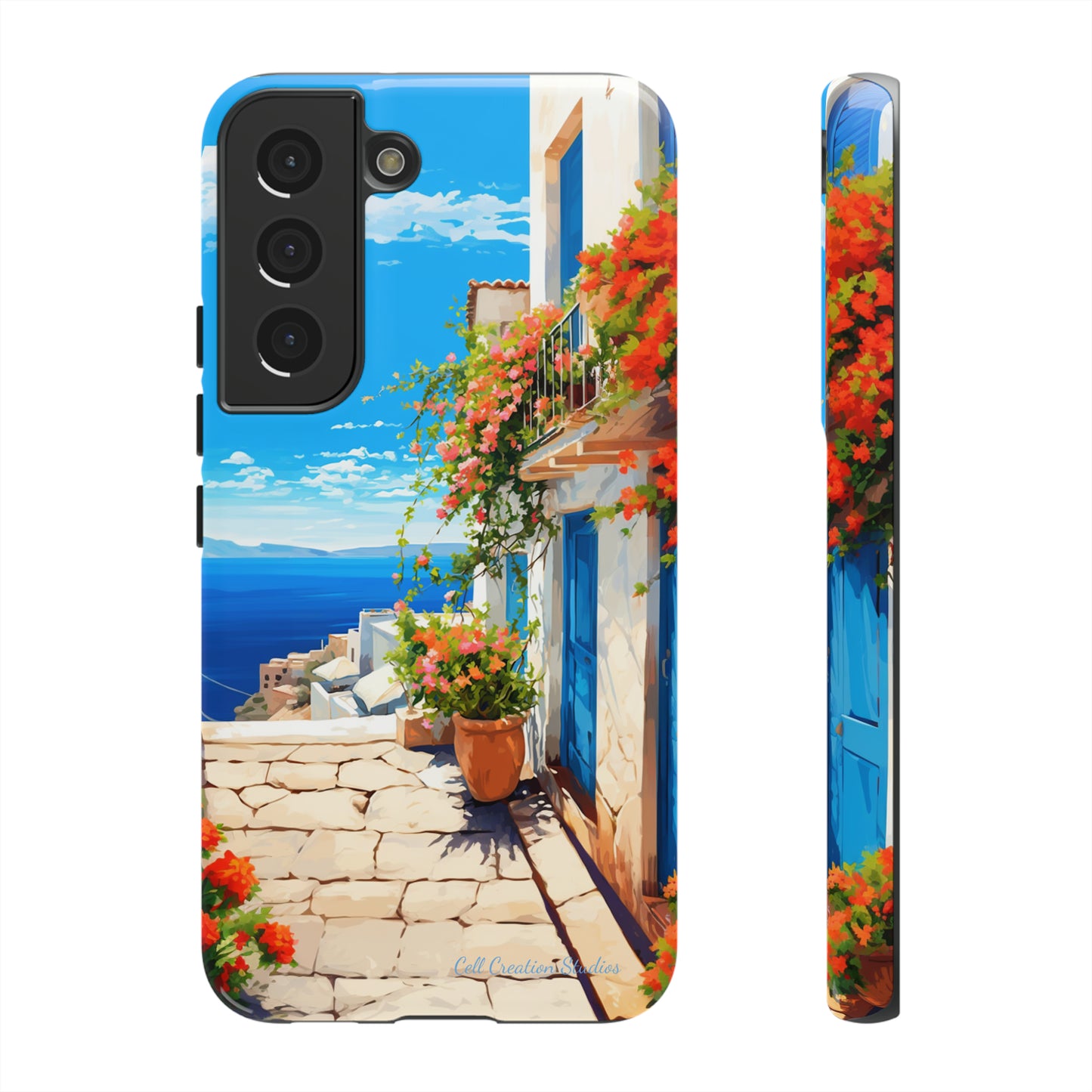 "Mediterranean Bliss Horizon" -Tough Samsung Phone Cases