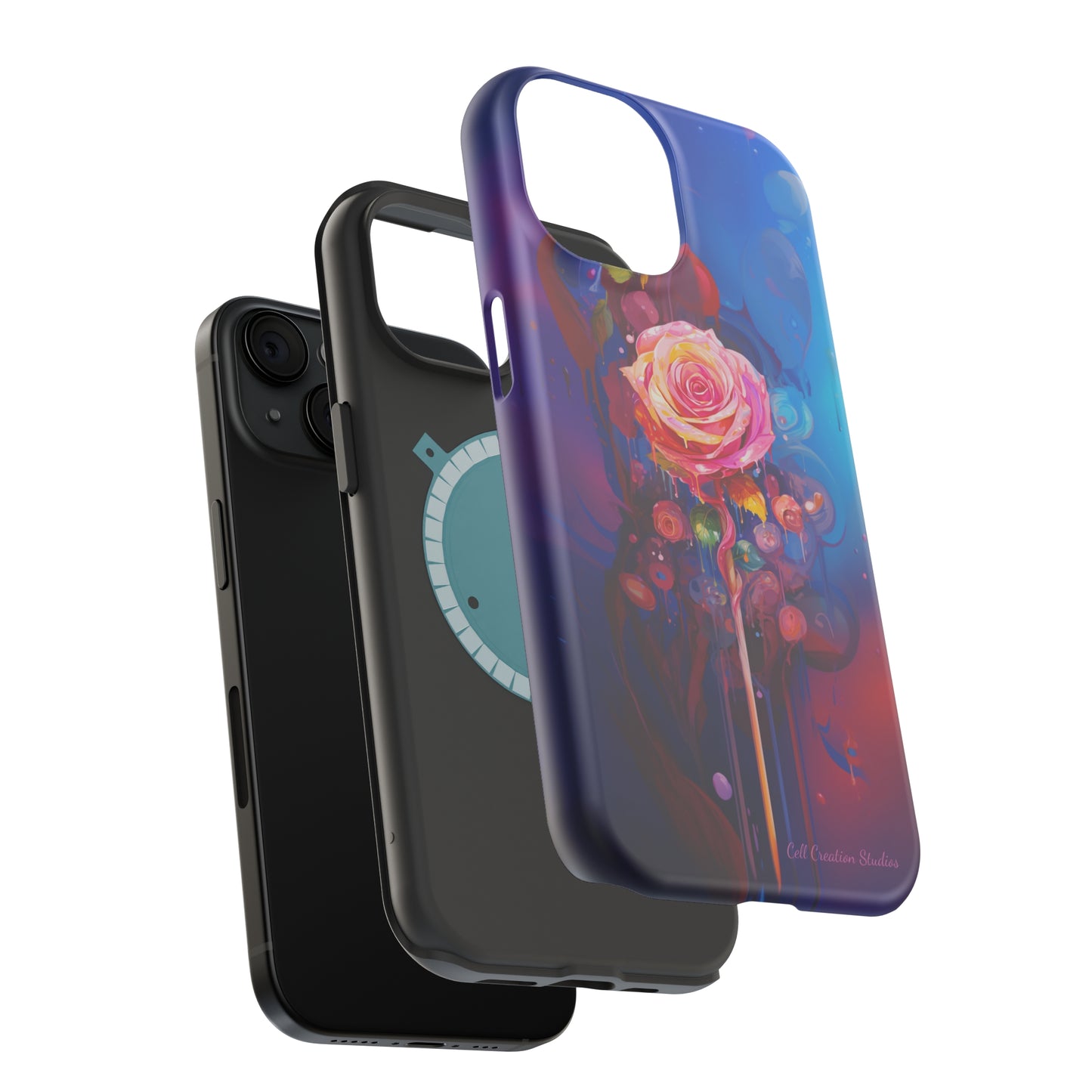 "Dreamy Rose Bloom Fantasy" -MagSafe Tough iPhone Cases