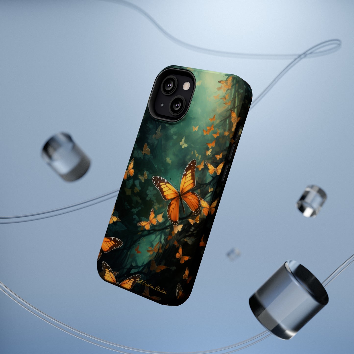 Introducing the "Butterfly Symphony" Cell Phone Case – Embrace the Dance of Nature! -MagSafe Tough Cases