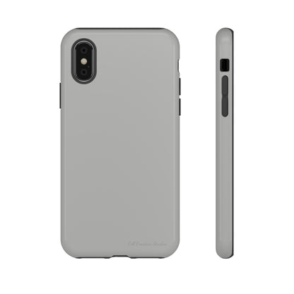 "Sleek Silver Essence" -Tough iPhone Cases