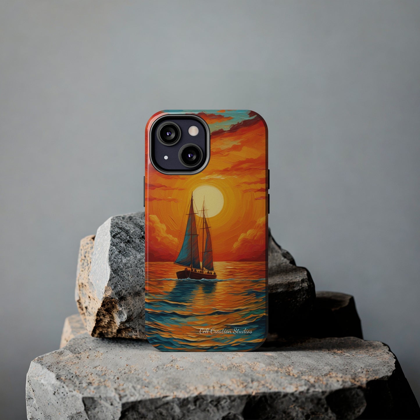 "Sailboat Sunset" -Tough iPhone Cases