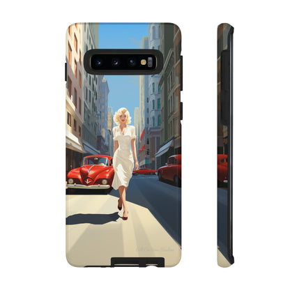 "City Stroll Glamour" Marilyn Monroe Phone Case -Tough Cases