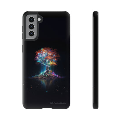 Introducing the "Vibrant Glow Tree" Cell Phone Case – Radiate Elegance with Nature's Brilliance -Tough Cases