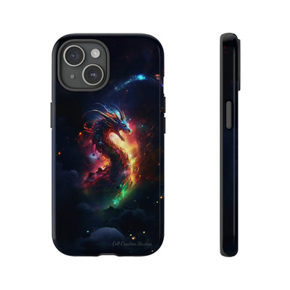 "Cosmic Dragon Unleashed" -Tough iPhone Cases