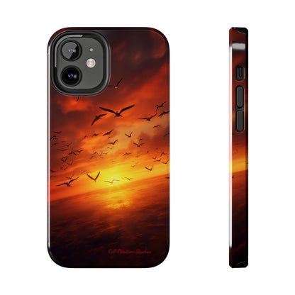 Introducing the "Sunset Soar" Cell Phone Case – Embrace Freedom and Beauty -Tough Phone Cases