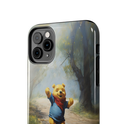 Introducing the "Winnie-The-Pooh Puddle Splash" Cell Phone Case – A Splash of Nostalgic Fun -Tough Phone Cases