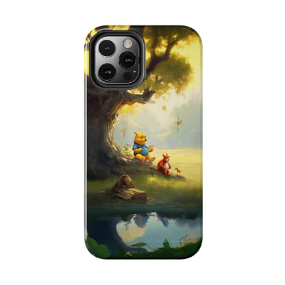 Introducing the "Winnie-The-Pooh Storytime" Cell Phone Case – A Nostalgic Journey with Friends -Tough Phone Cases