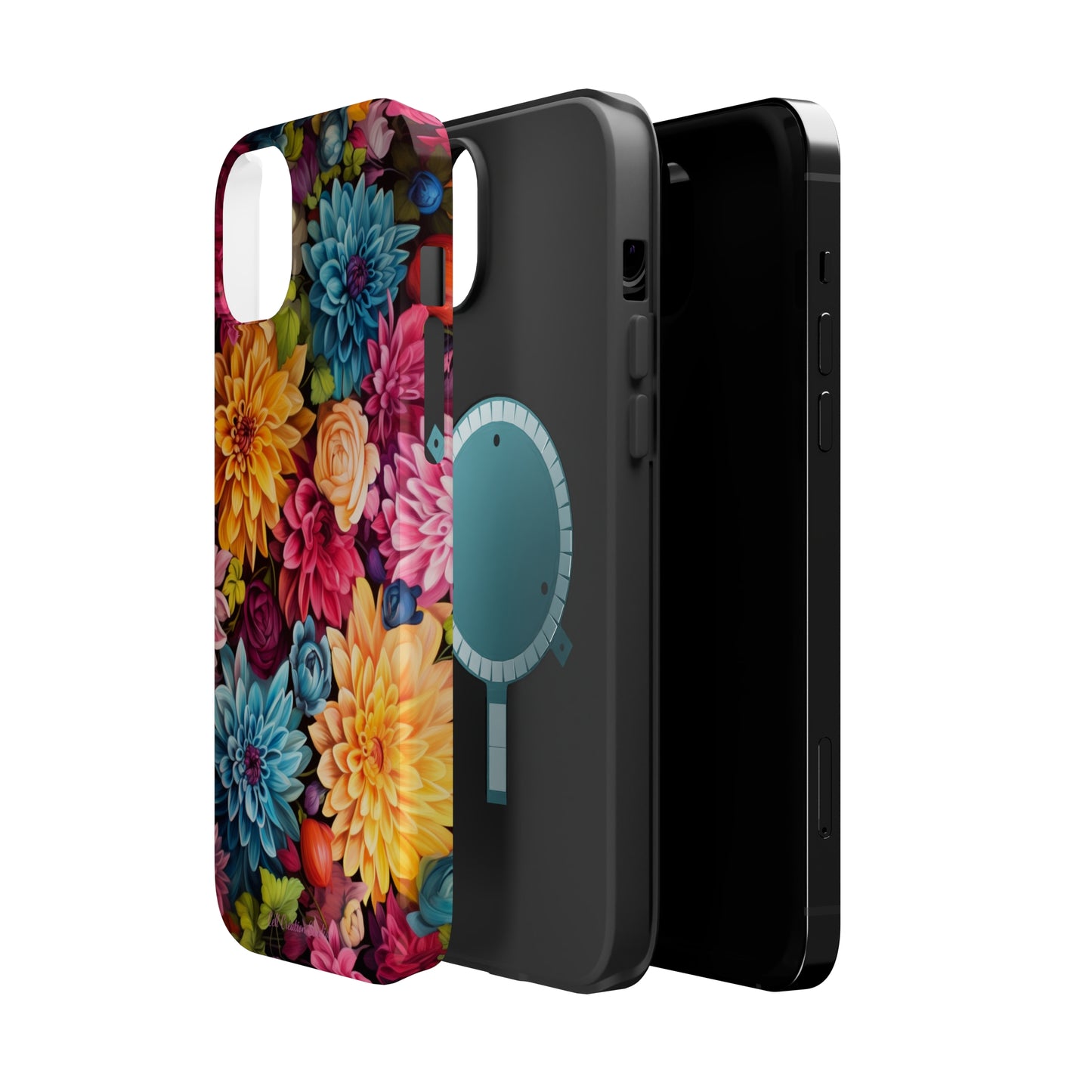 Introducing the "Floral Harmony" Cell Phone Case – Elevate Your Style with Nature's Grace -MagSafe Tough Cases