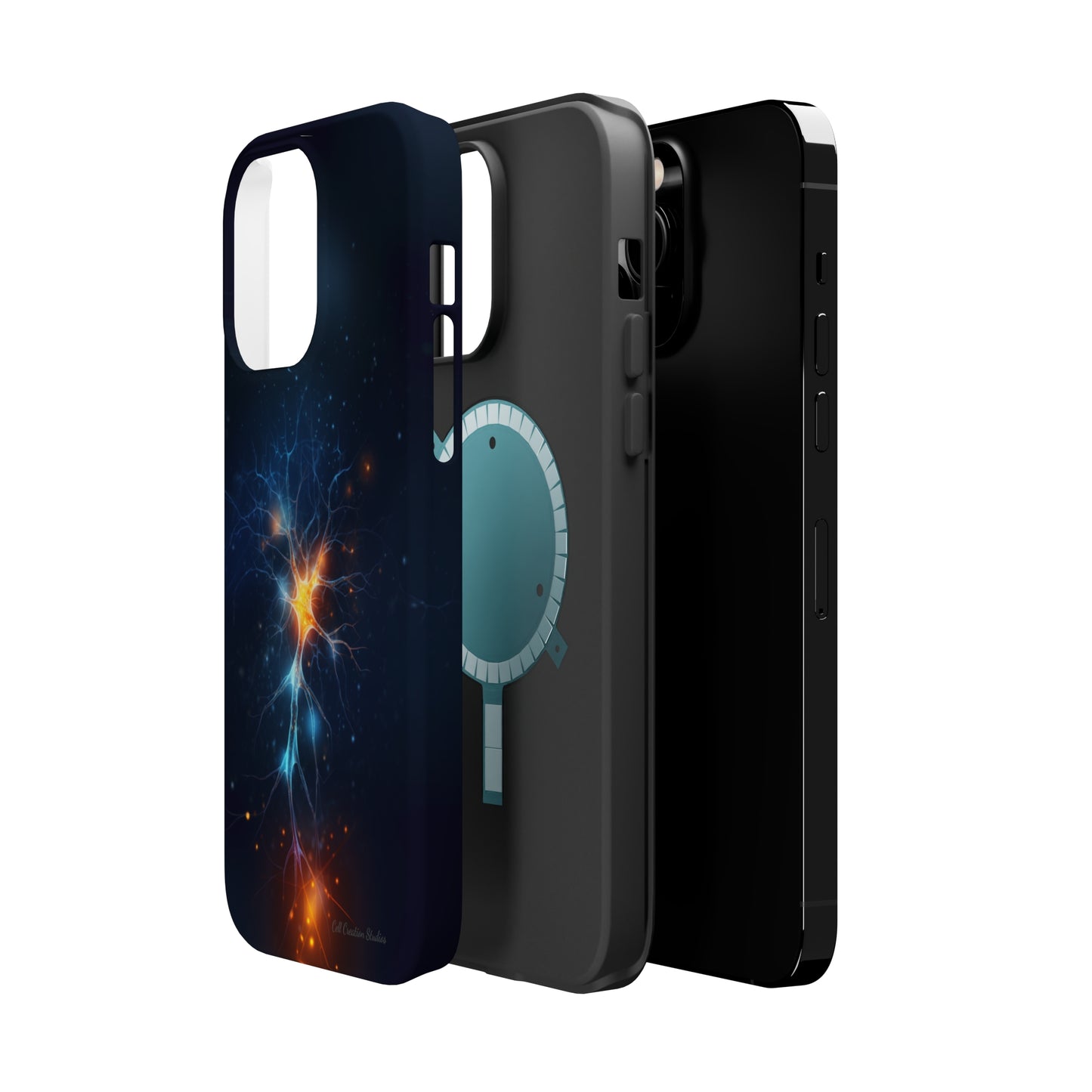 Introducing the "Luminous Neuron" Cell Phone Case – Illuminate Your Connection! -MagSafe Tough Cases