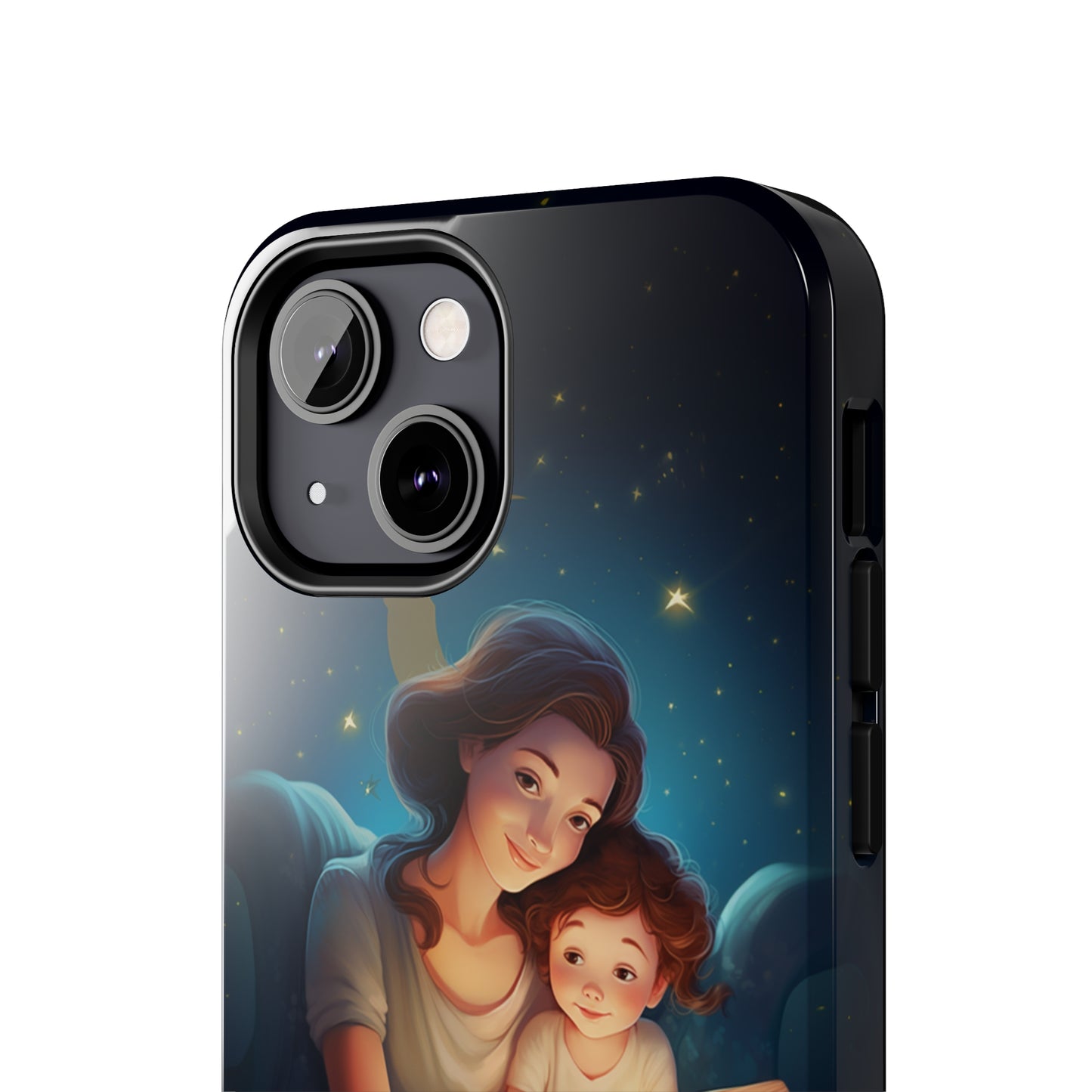 Introducing the "Bedtime Story Bliss" Cell Phone Case – Cherish Heartwarming Moments with Every Glance -Tough Phone Cases