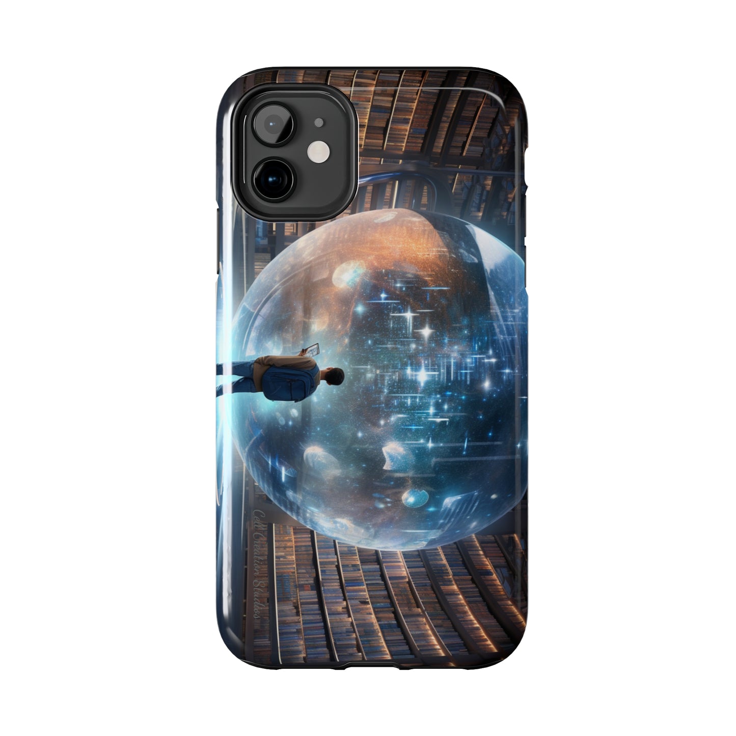 Introducing the "Library Luminary" Cell Phone Case – Where Knowledge Meets Mystery -Tough Phone Cases