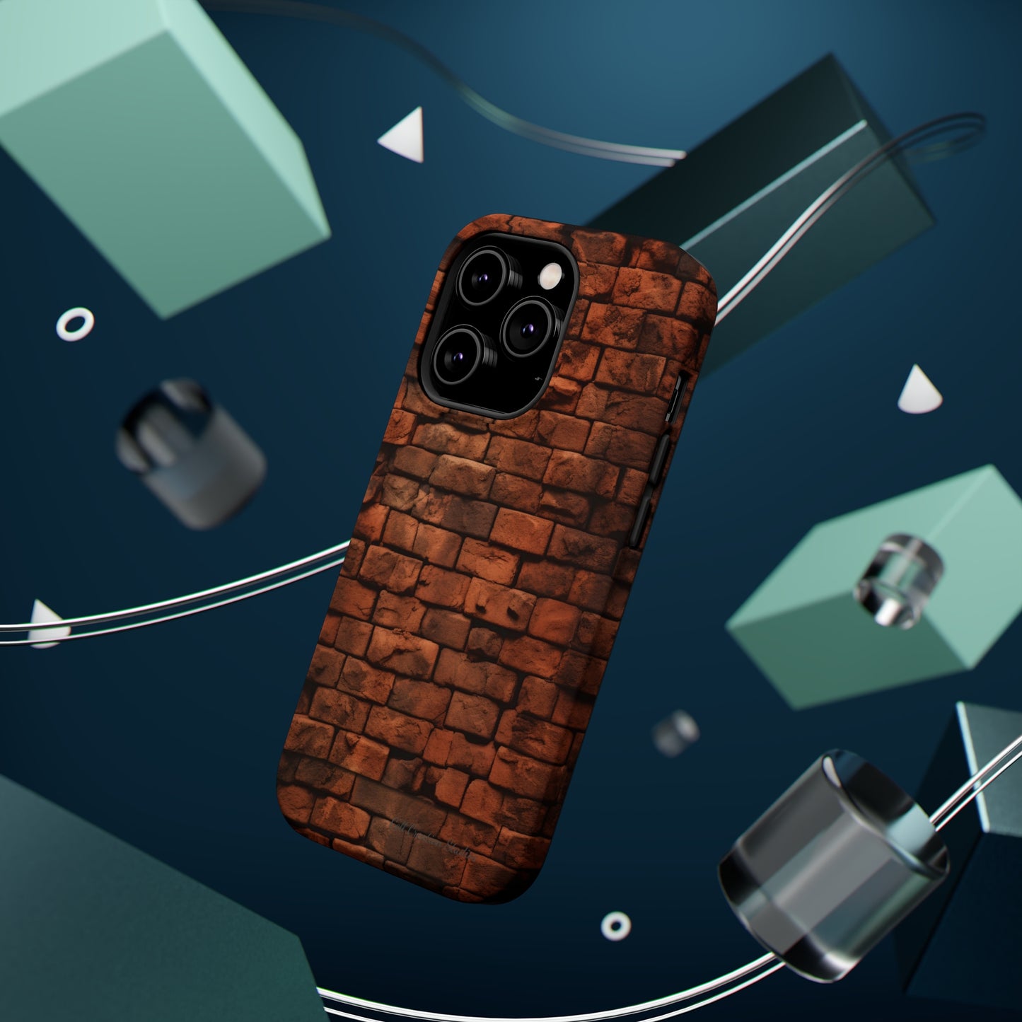 Introducing our "Urban Brick Wall" Cell Phone Case – the perfect blend of urban style and device protection -MagSafe Tough Cases