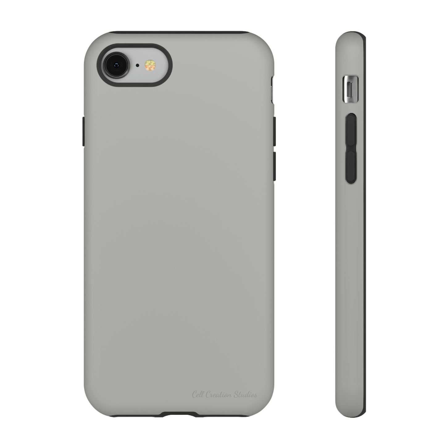 "Sleek Silver Essence" -Tough iPhone Cases