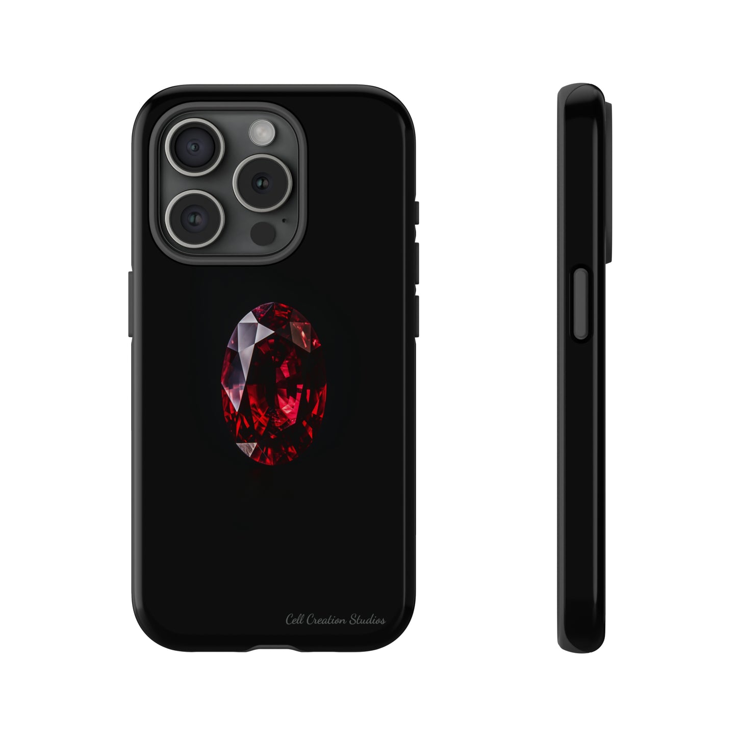 "Ruby Radiance" Phone Case -Tough Cases