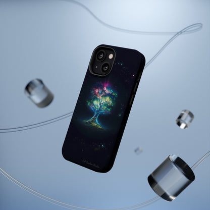 Introducing the "Holographic Tree of Life" Cell Phone Case – A Visionary Blend of Art and Technology -MagSafe Tough Cases