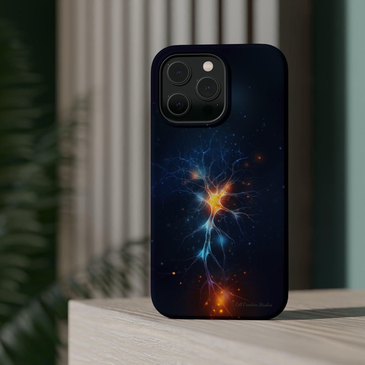 Introducing the "Luminous Neuron" Cell Phone Case – Illuminate Your Connection! -MagSafe Tough Cases