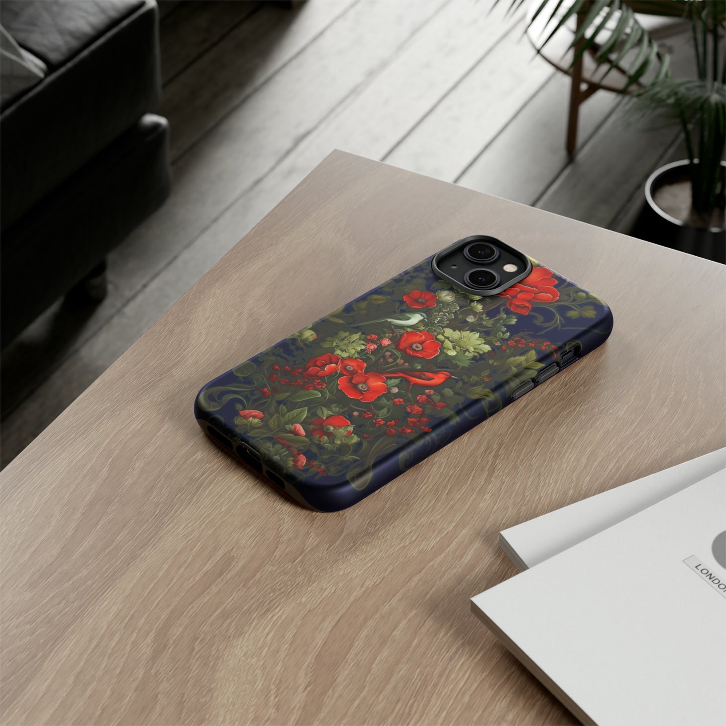 "Floral Serenade Elegance" -Tough iPhone Cases