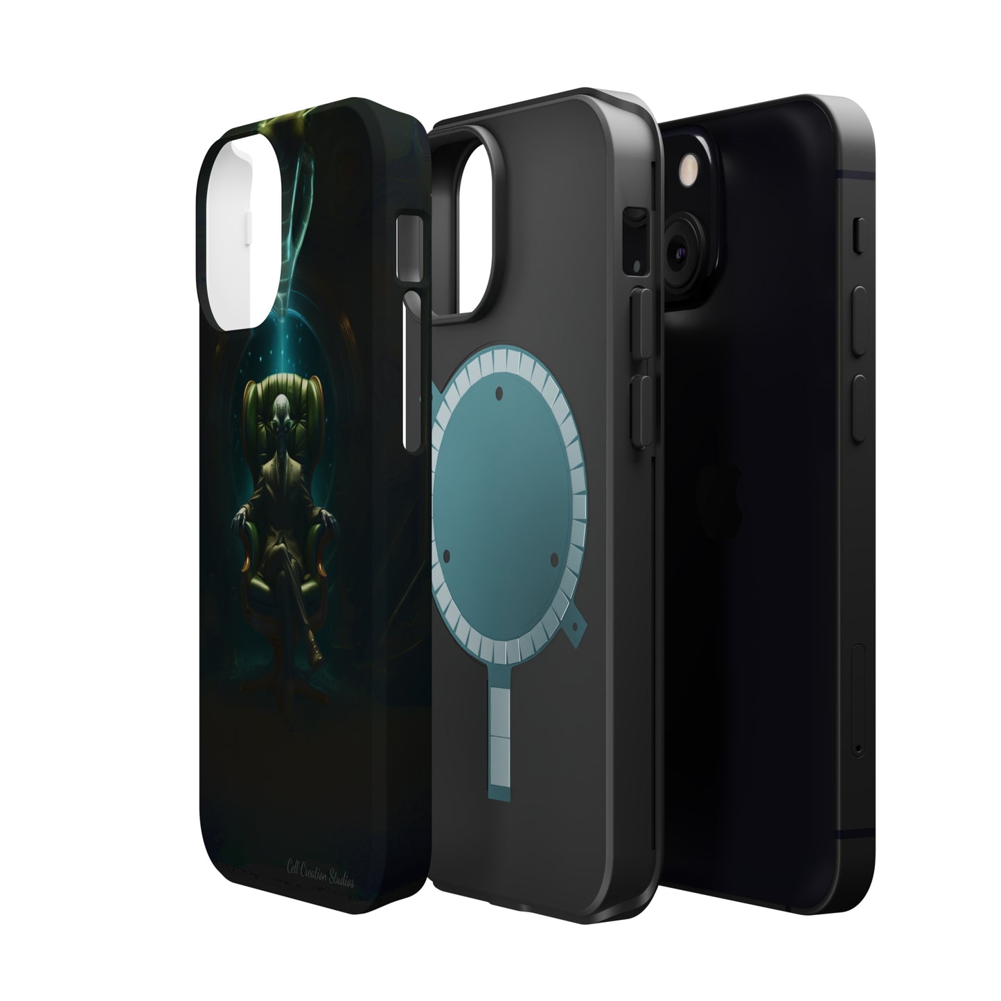 Introducing the "Galactic Advisor" Cell Phone Case - Embrace Alien Wisdom -MagSafe Tough Cases