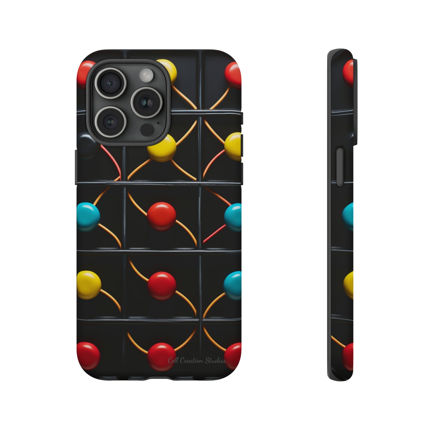 "Vibrant Spheres Fusion" -Tough Phone Cases