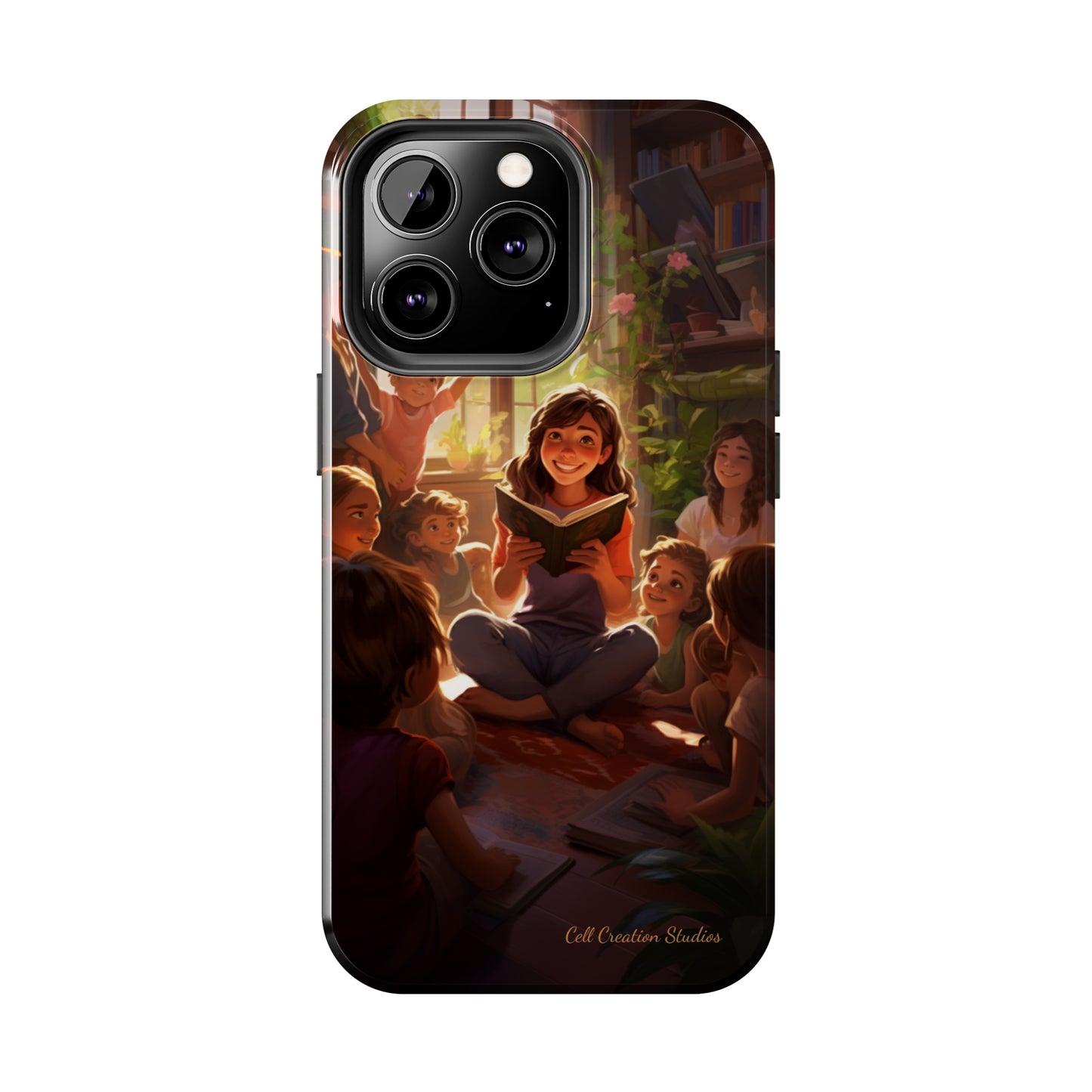 Introducing the "Inspiring Teacher's Tale" Cell Phone Case – Capture the Joy of Storytime -Tough Phone Cases